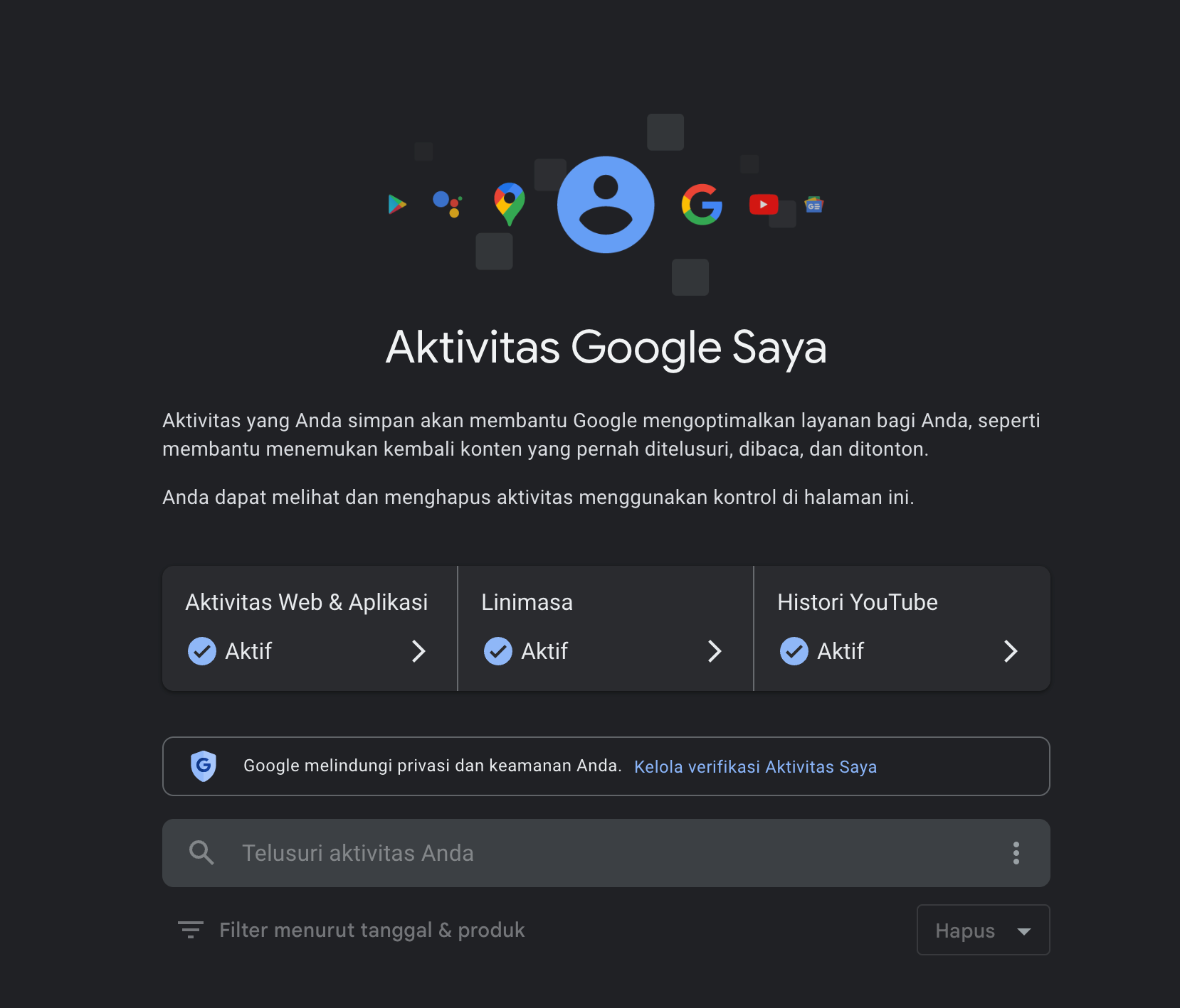 Jangan Kaget! Ini Data yang Disimpan di My Activity Google